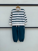 دورس نیم زیپ راه راه کله غازی