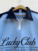 دورس نیم زیپ lucky رنگ آبی